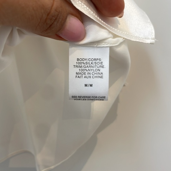 CAMI NYC white silk tank - Picture 7 of 10